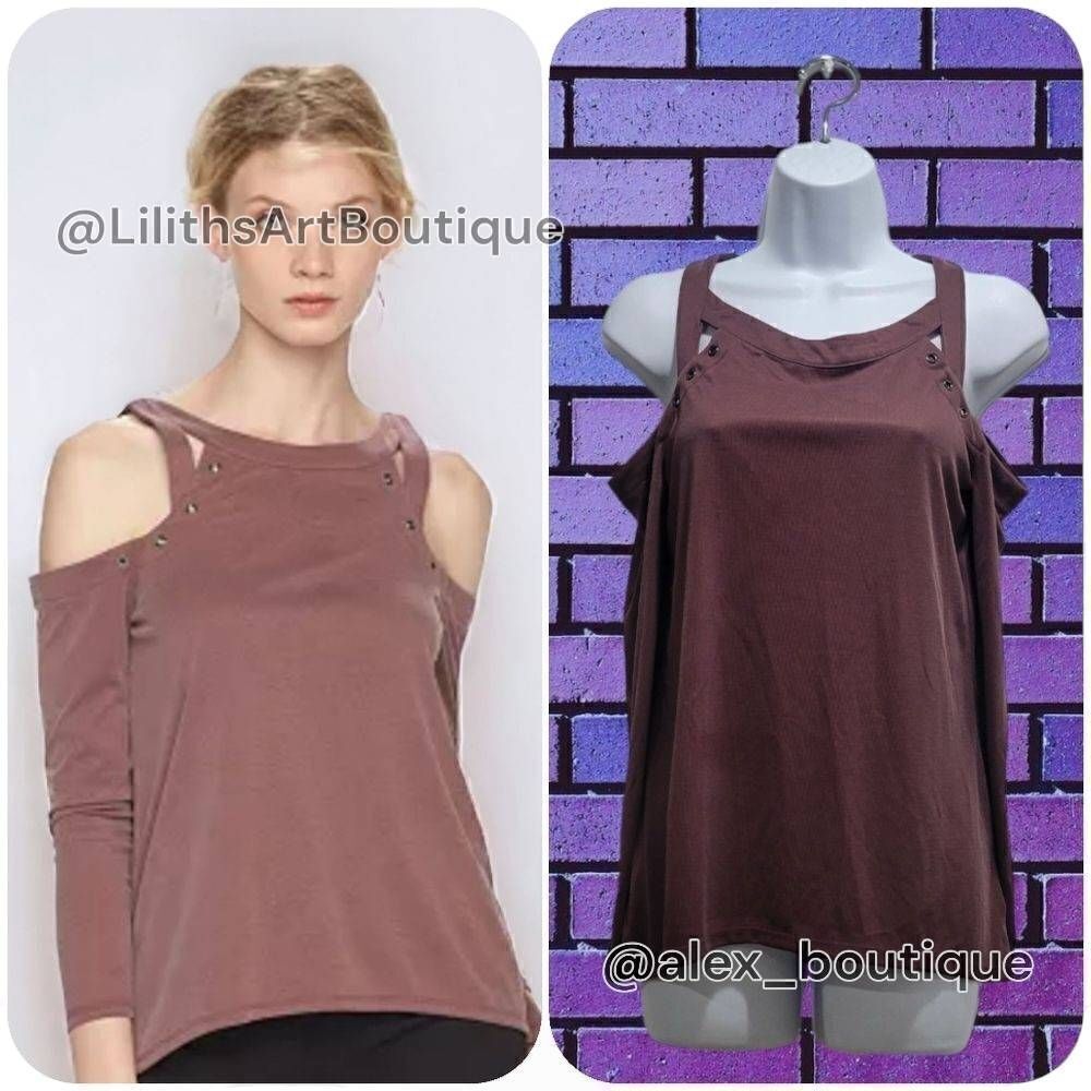 Rock & Republic Cold Shoulder Top(K034)-Size XS for Women